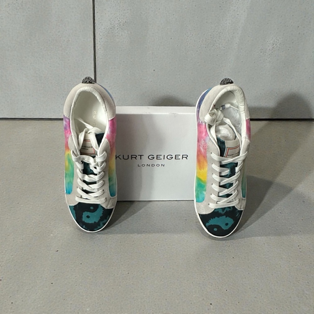 Kurt Geiger London Lexi Eagle tie-dye sneakers